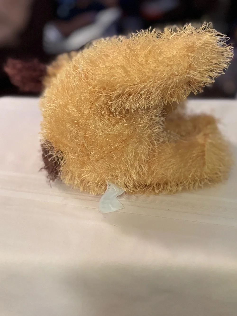 Brown and tan stuffed dog toy #dog #stuffedtoy #plushie